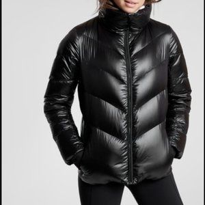 Athleta Black Lofty Down Packable Jacket - S